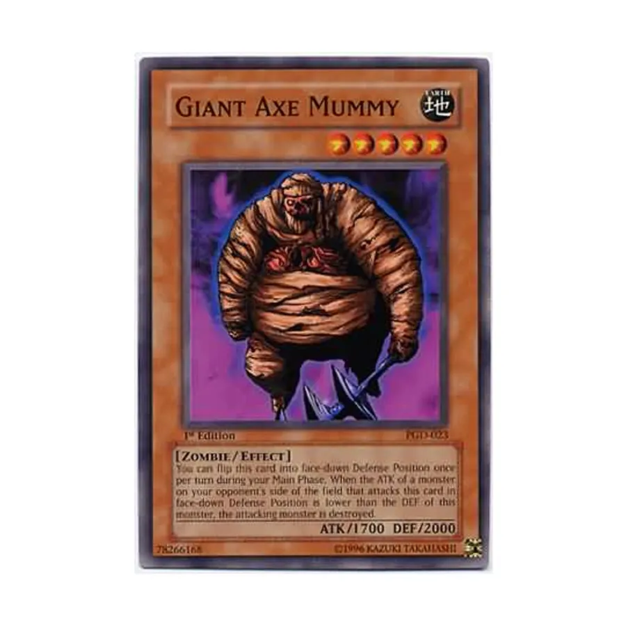 

CCG Мумия с гигантским топором (обычная), Yu-Gi-Oh - Pharaonic Guardian - Singles