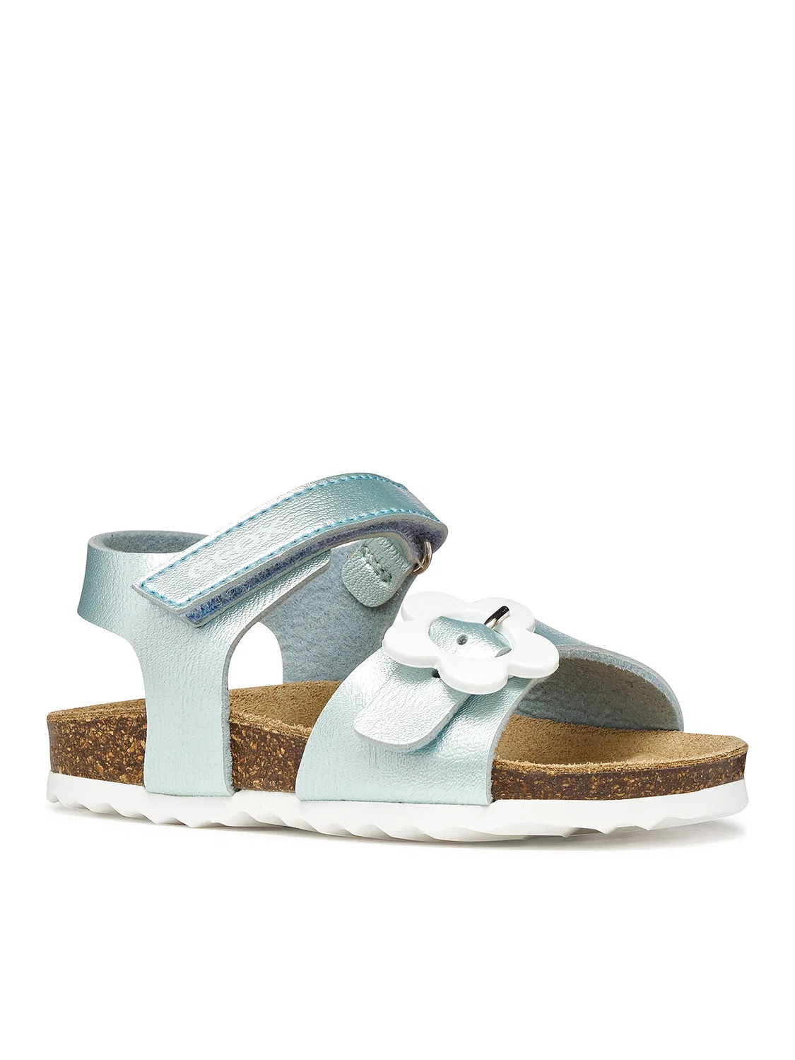 Сандалии небесно-голубые для девочки Sandal Chalki Girl Geox, голубой — фото 2