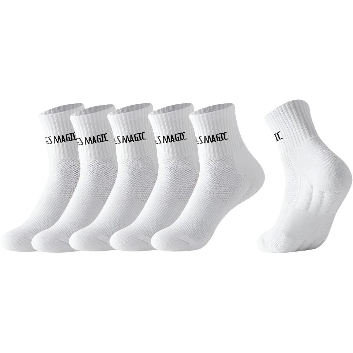 Детские носки-гольфы 5 пар, модель 5 White, MADALLO, White