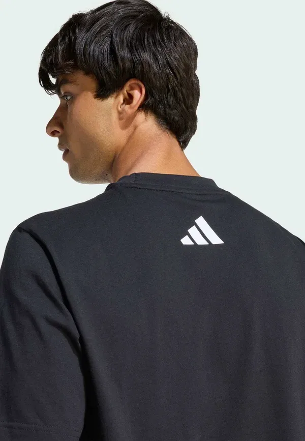 Футболка Adidas Performance, черный/мятный — фото 4