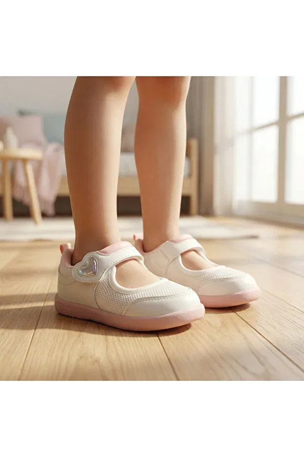 Детские ортопедические туфли для девочек Le Style De Marie, Powder White — фото 3