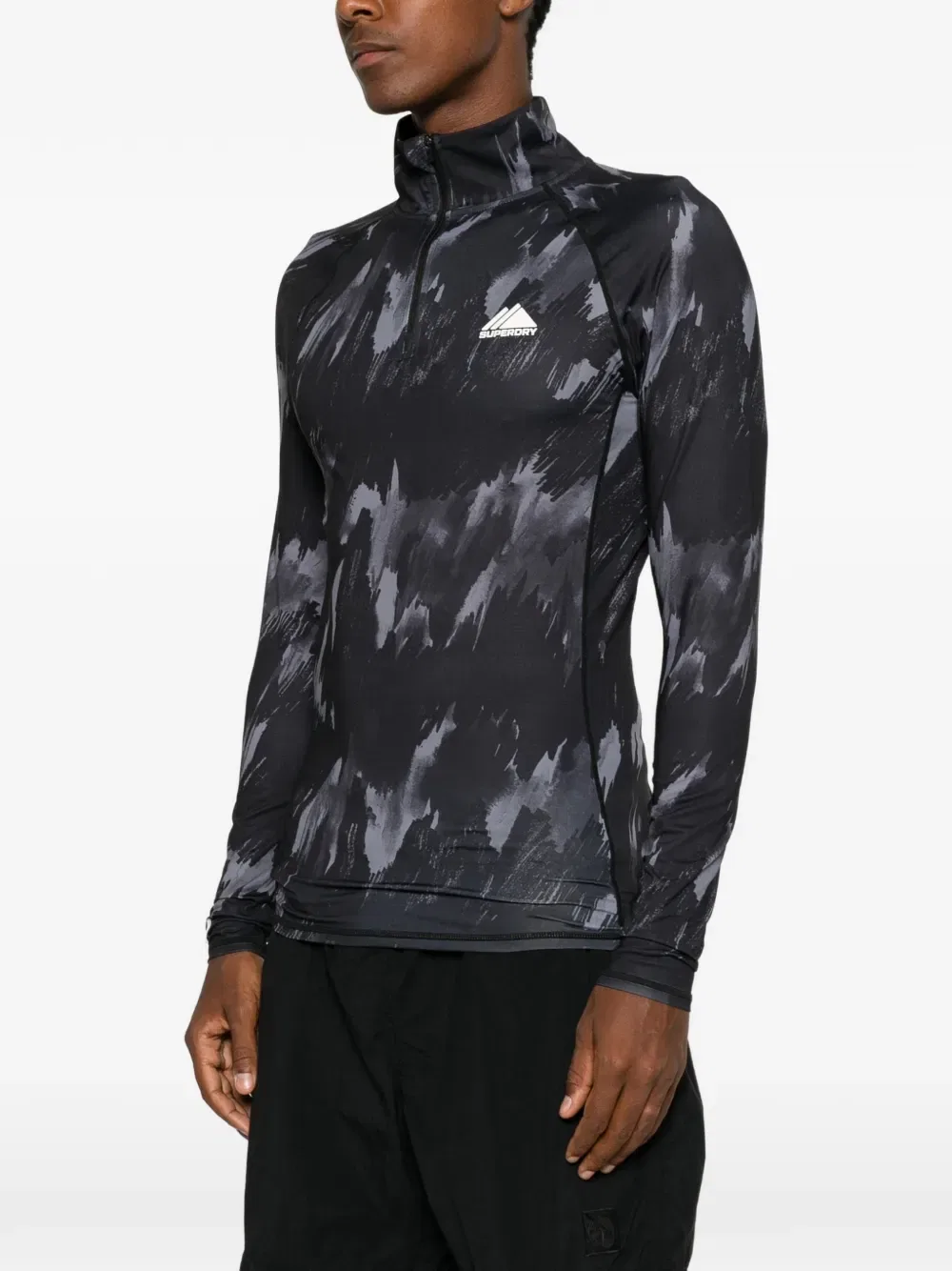 Футболка Brush Camo Superdry, темно-серый — фото 3