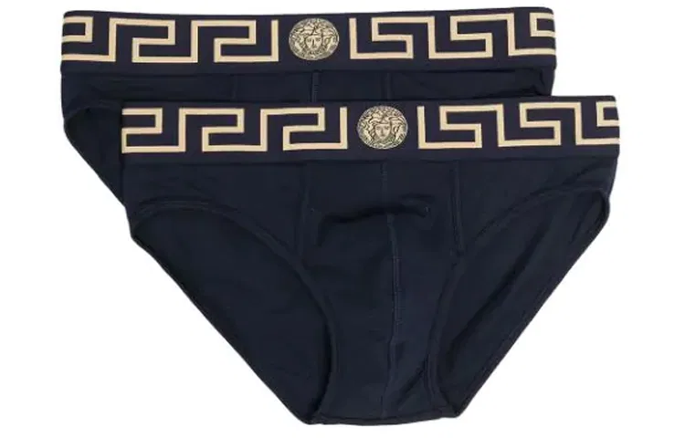 Мужские трусы 2 шт. VERSACE, Black
