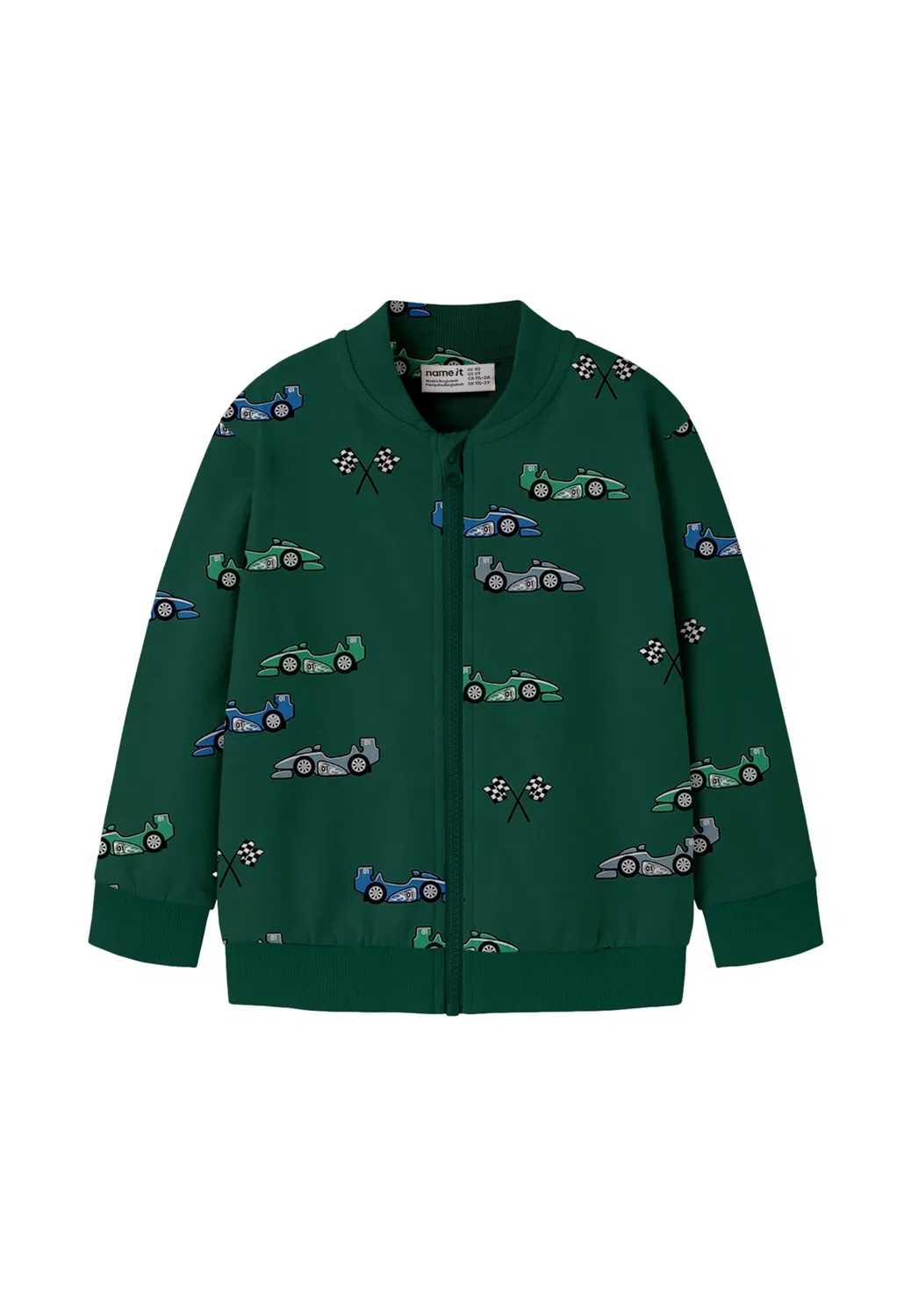 Nmmnaris ls nreg swe card bru pb - bomber jacket Name It, Sycamore — фото 4