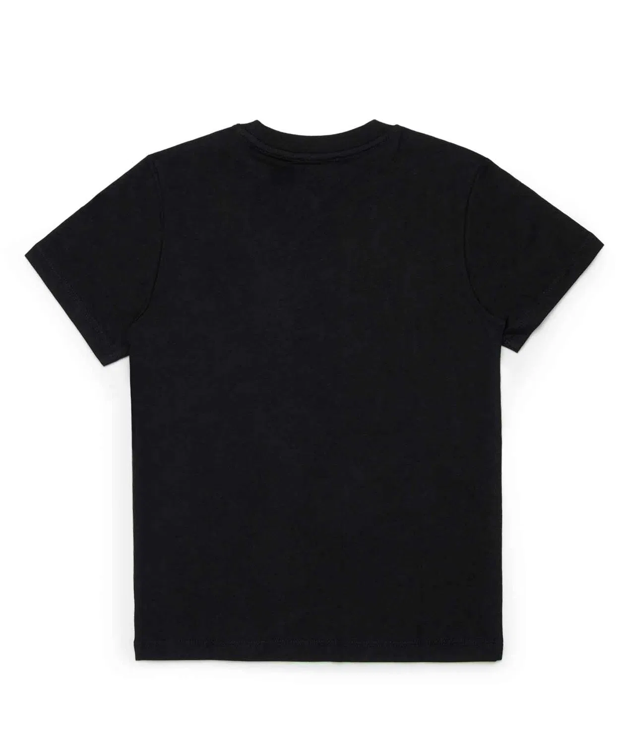 Детская футболка с коротким рукавом с брендовым принтом DIESEL KIDS, Black — фото 3