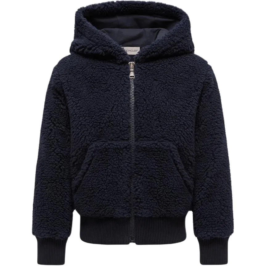 Детское худи с молнией Night Blue Moncler