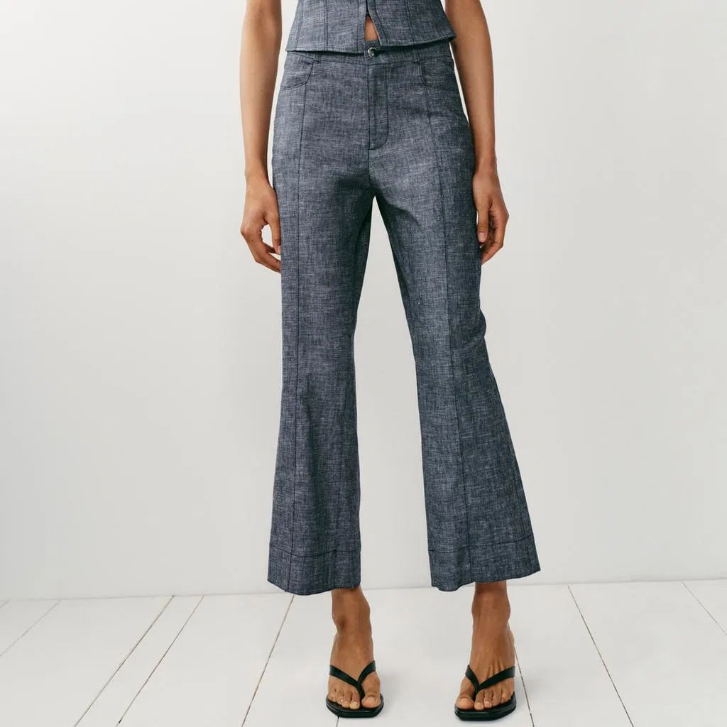 Женские джинсы серые ZARA, Gray — фото 4