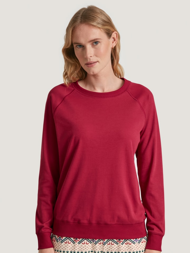 

Лонгслив Calida Shirt, цвет rio red