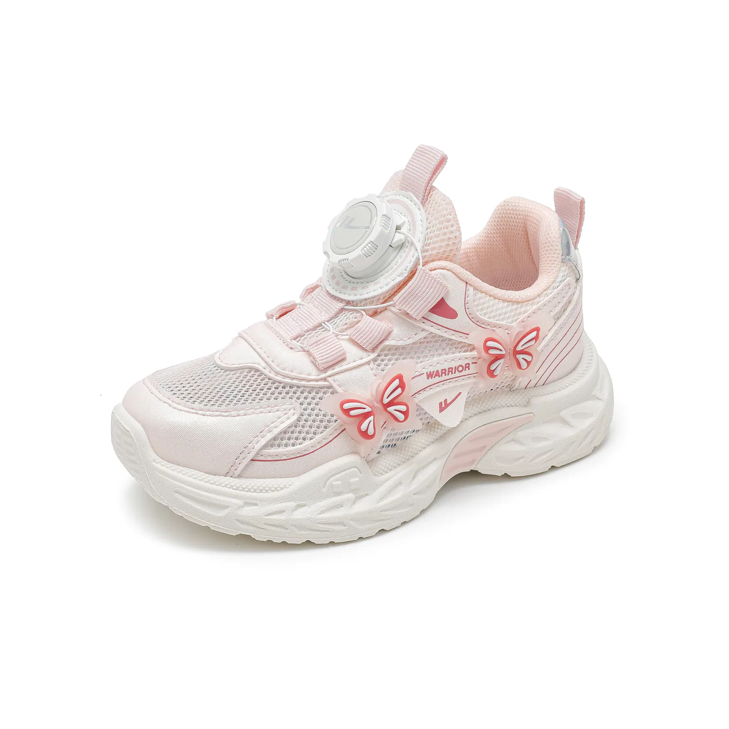 Детские кеды для девочек с сетчатым верхом Pink WARRIOR