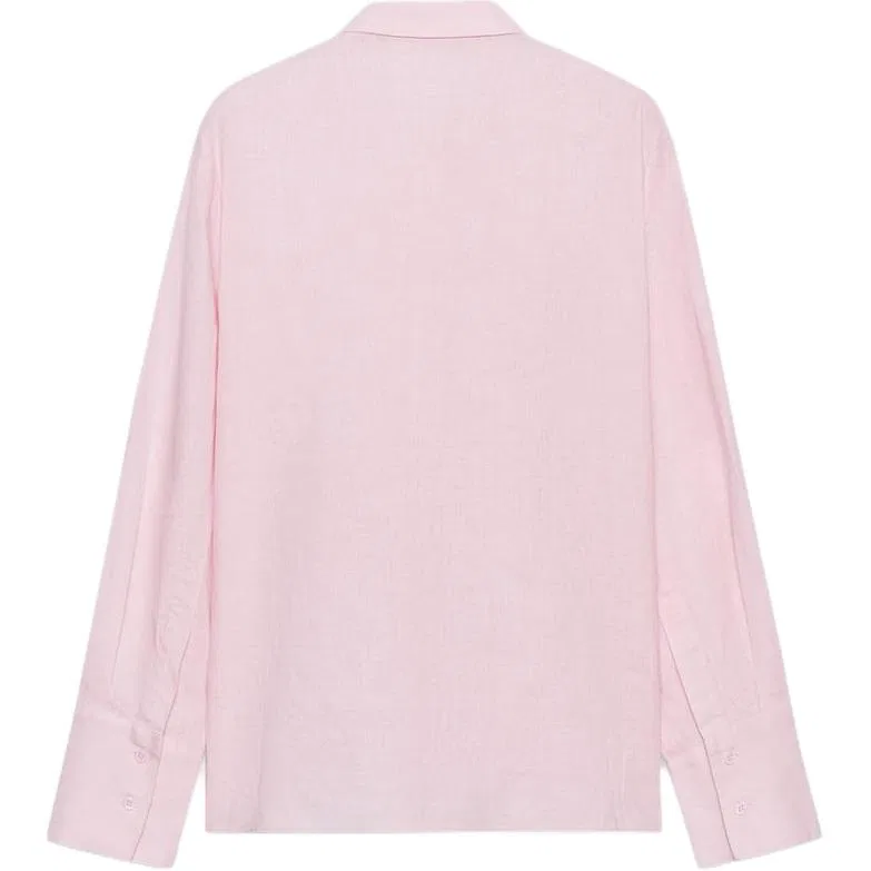 Женская рубашка с отложным воротником ZW Shirts ZARA, Pink — фото 3