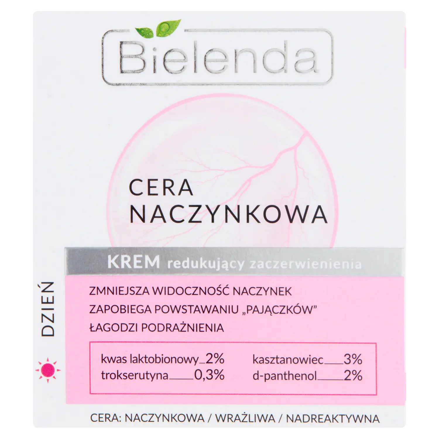 

Bielenda Cera naczynkowa крем для лица, уменьшающий покраснения, 50 мл