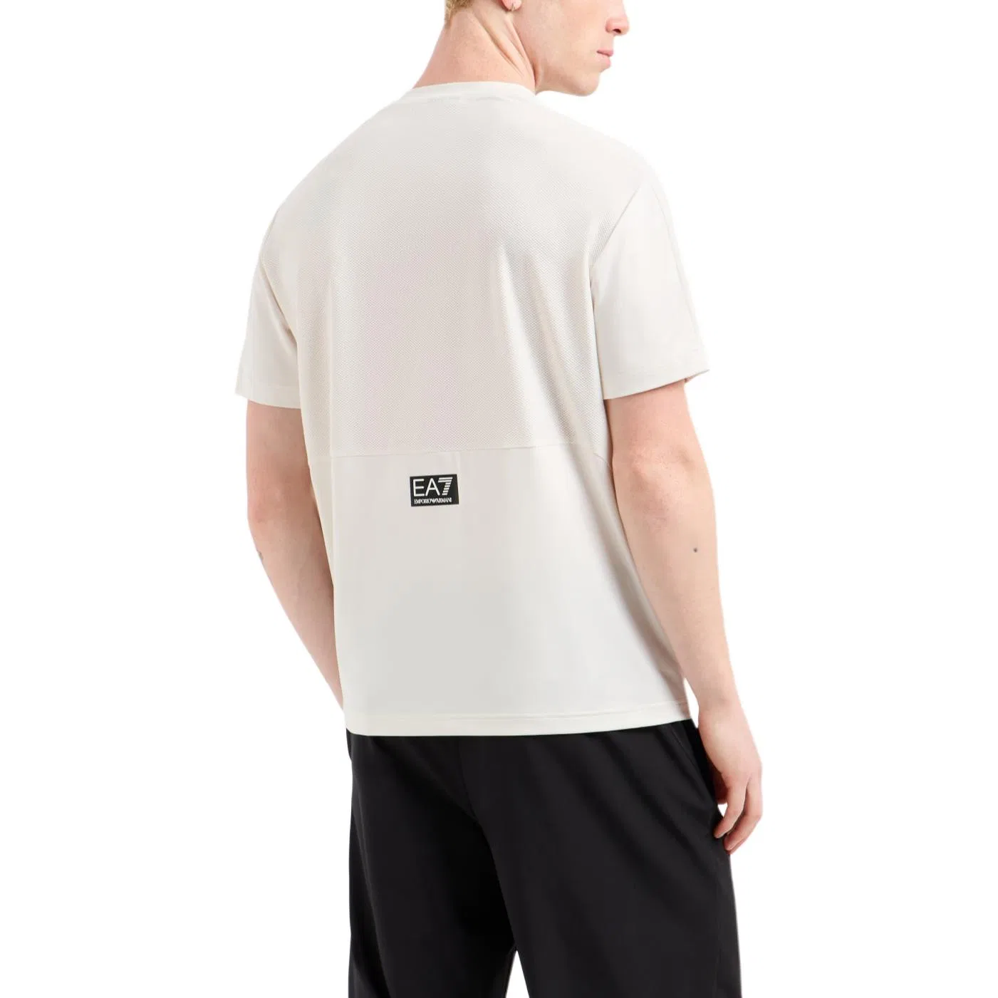 Мужская футболка с принтом EMPORIO ARMANI, White — фото 4