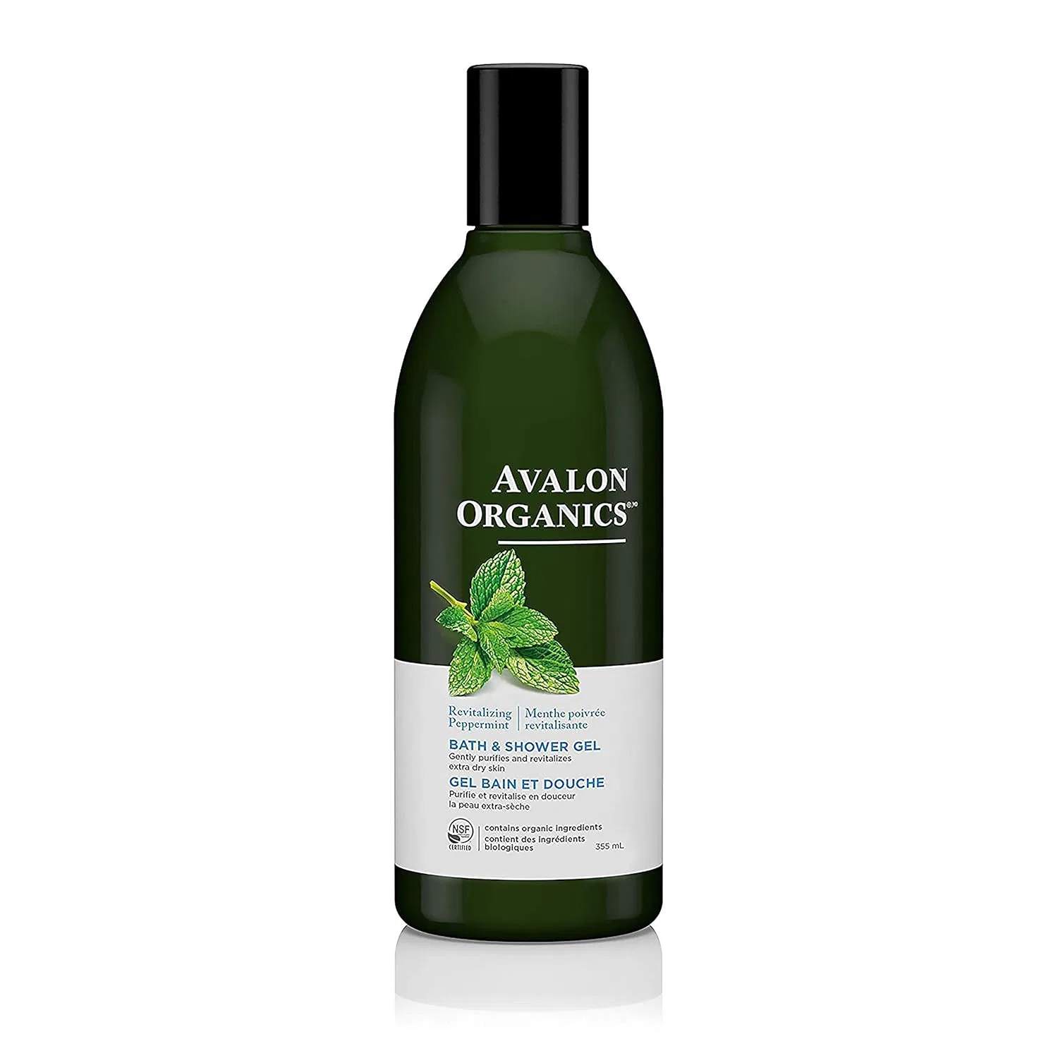 Гель для душа Peppermint, Avalon Organics, 350 мл