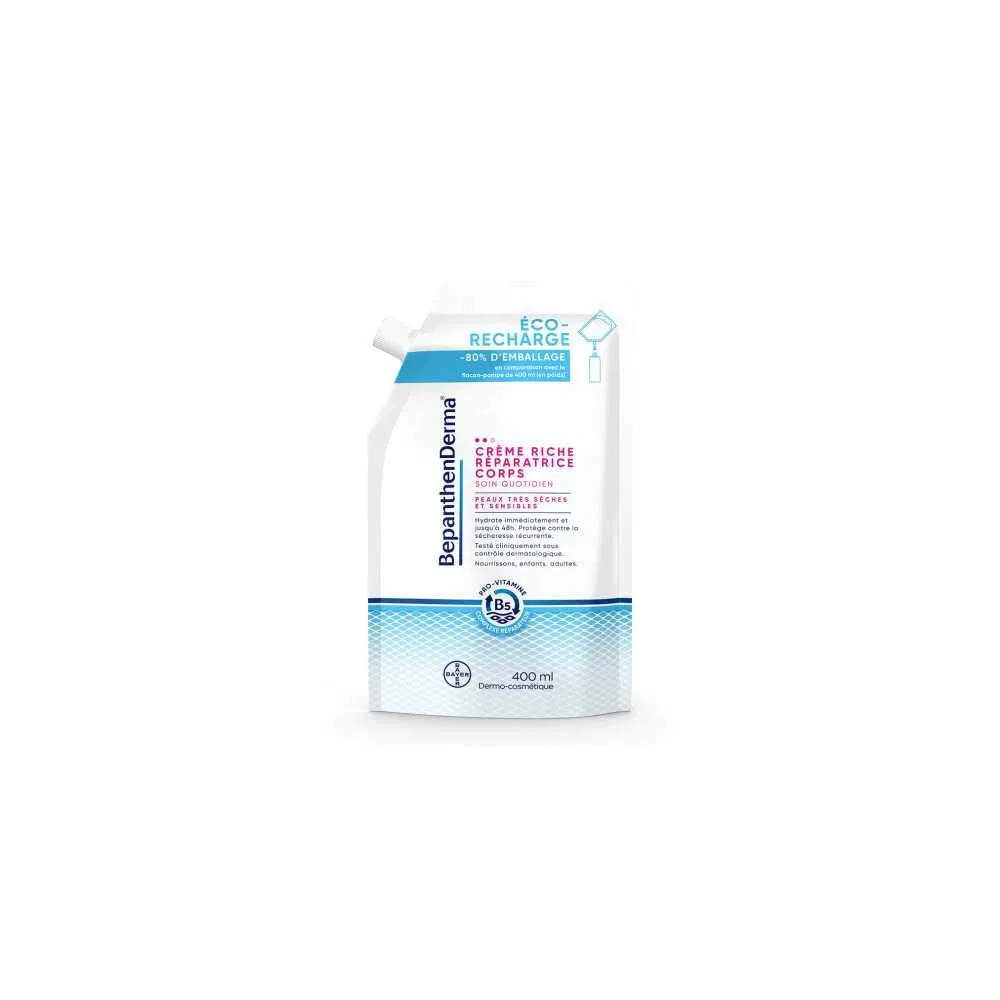 Крем для тела Bepanthen Derma Rich Repair, эко-заправка 400 мл
