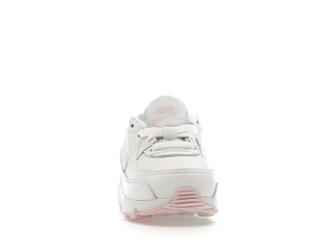 Детские кроссовки Lifestyle Nike Air Max 90 LTR, White/Pink Foam-White-White — фото 2