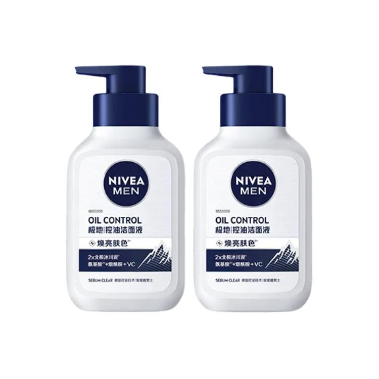 Мужской очищающий гель для лица с матирующим эффектом, 150 мл × 2, NIVEA