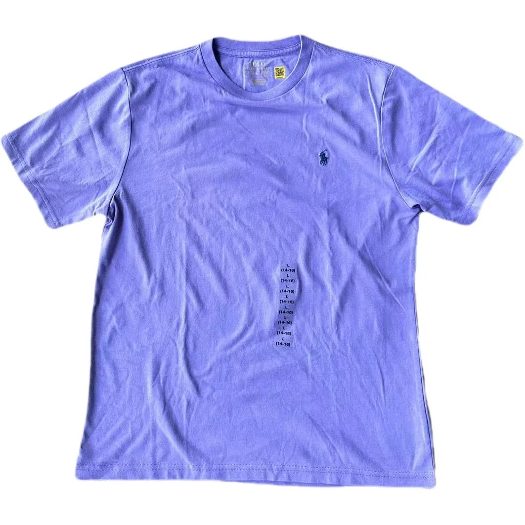 Детская футболка хлопковая Purple Polo Ralph Lauren