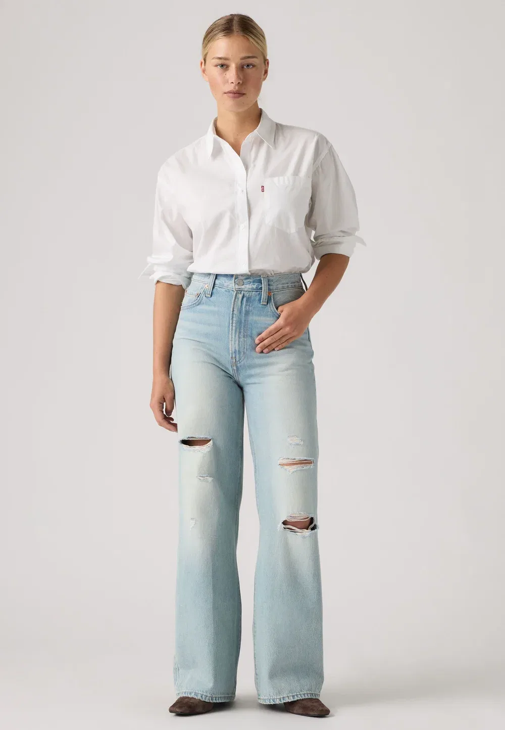 Ребра, широкие ноги - широкие ноги Levi'S, Set Up — фото 4