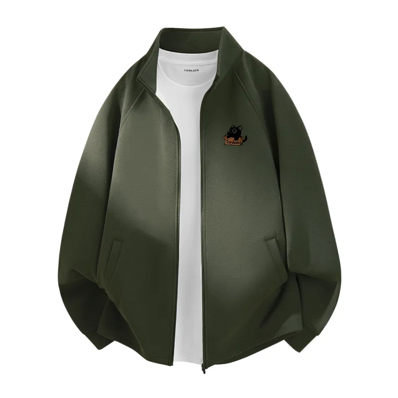 Детская куртка с воротником-стойкой Tonlion, Цвет: Military green