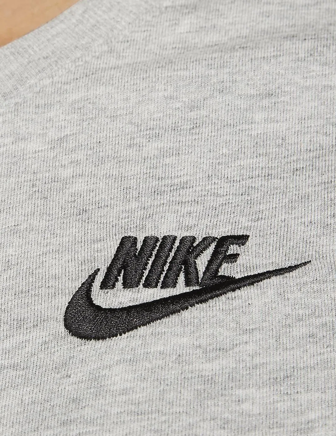 Женская хлопковая футболка Nike Nsw Club, Grau — фото 4