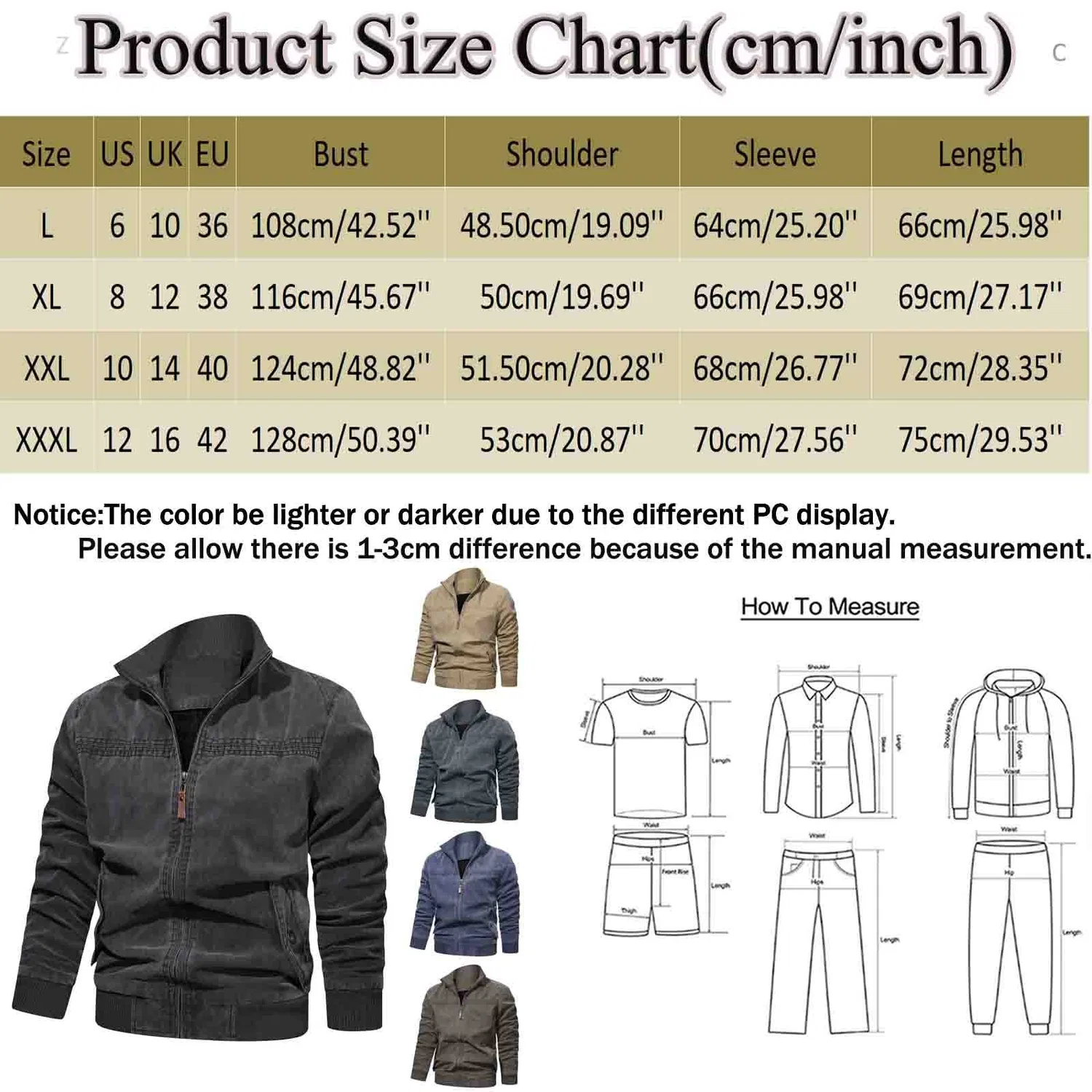 Мужская куртка из экокожи с воротником-стойкой Retro Winter Jacket, zzzz03-coffee — фото 4