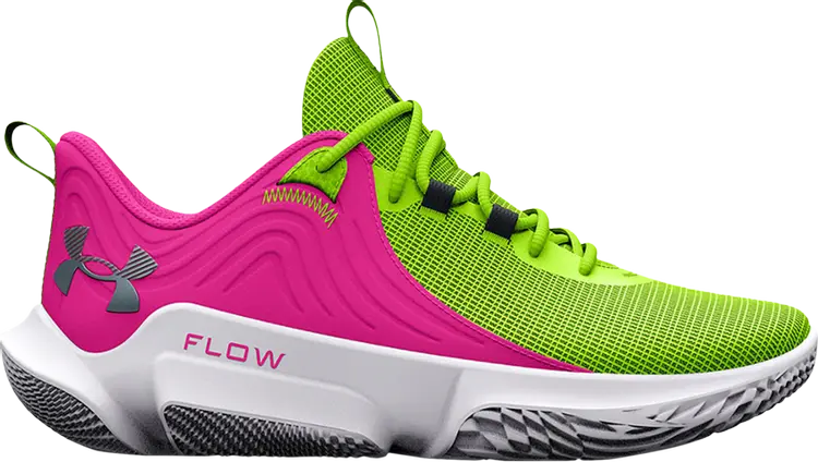 

Кроссовки Under Armour Flow FUTR X 2 Lime Surge Rebel Pink, зеленый