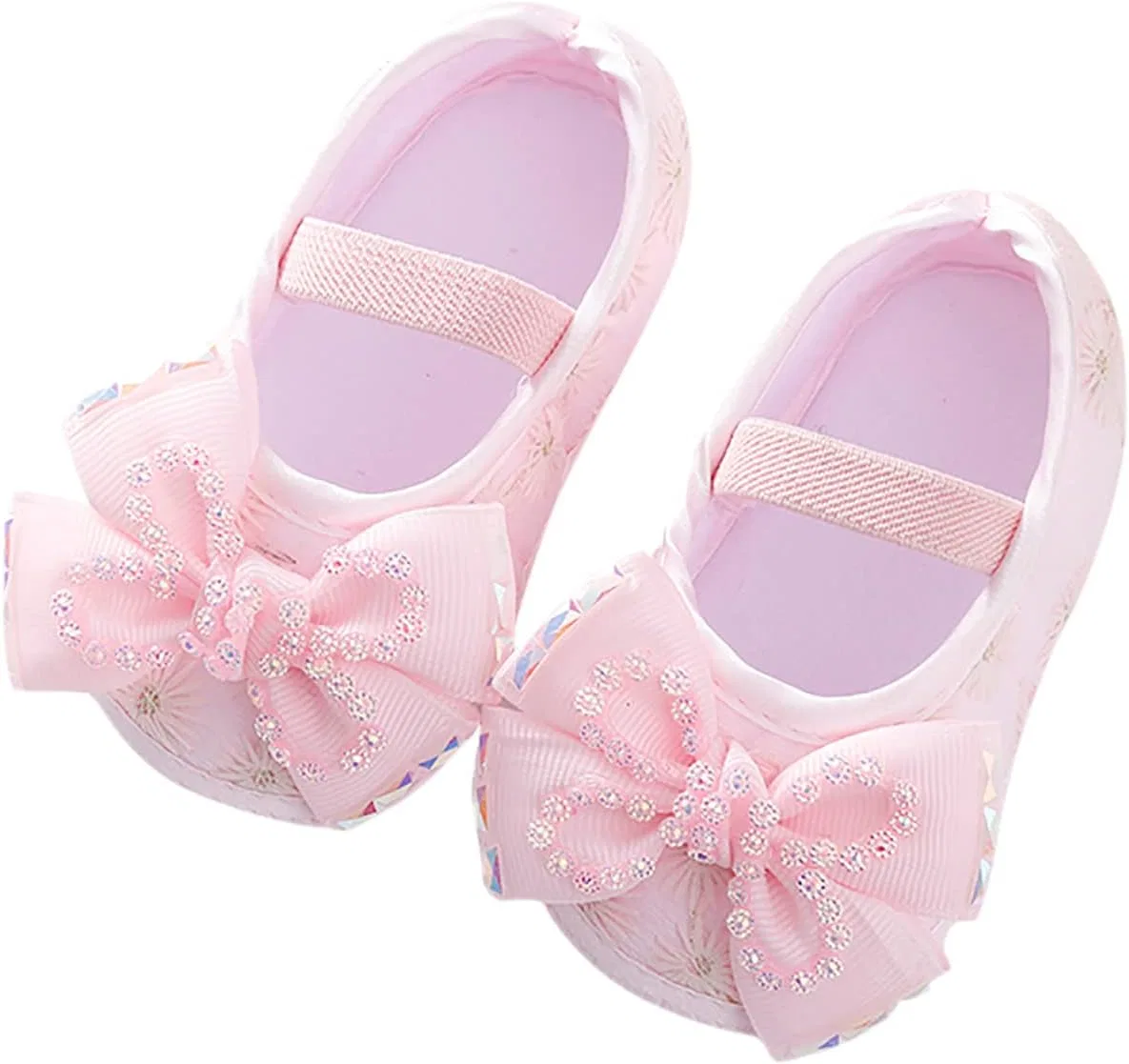 Детские кроссовки для девочек со светящейся подошвой, Pink