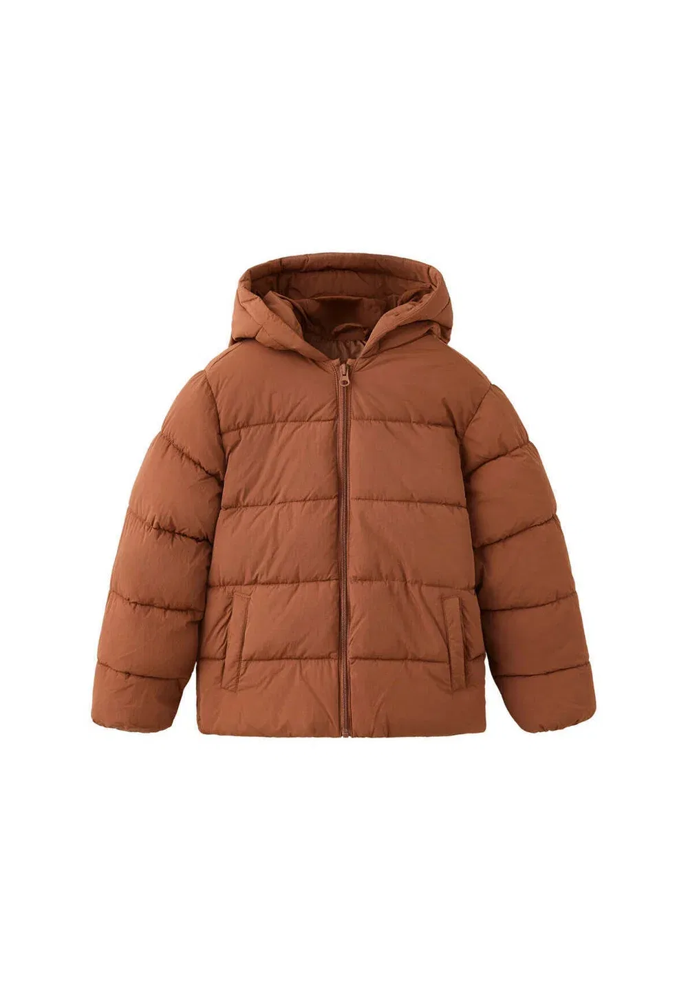 Детская зимняя куртка Mango Kids, Burnt Orange Denim