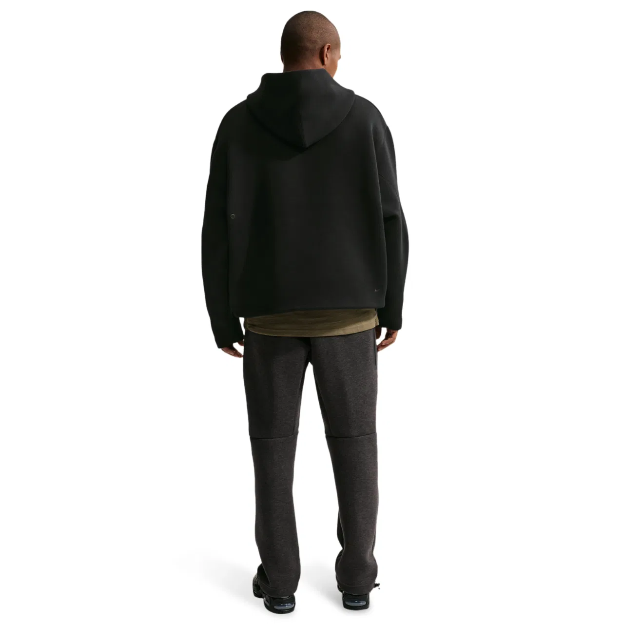 Мужское худи Nike Tech Ergo Pullover, черный — фото 4