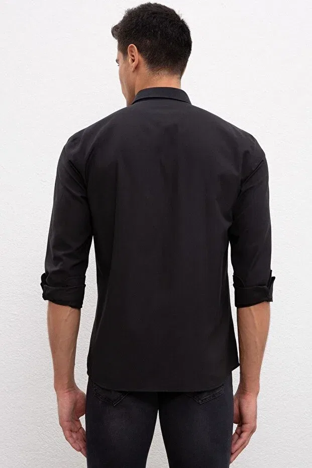 Мужская рубашка с длинным рукавом Basics U.S. Polo Assn., Vr046 — фото 3