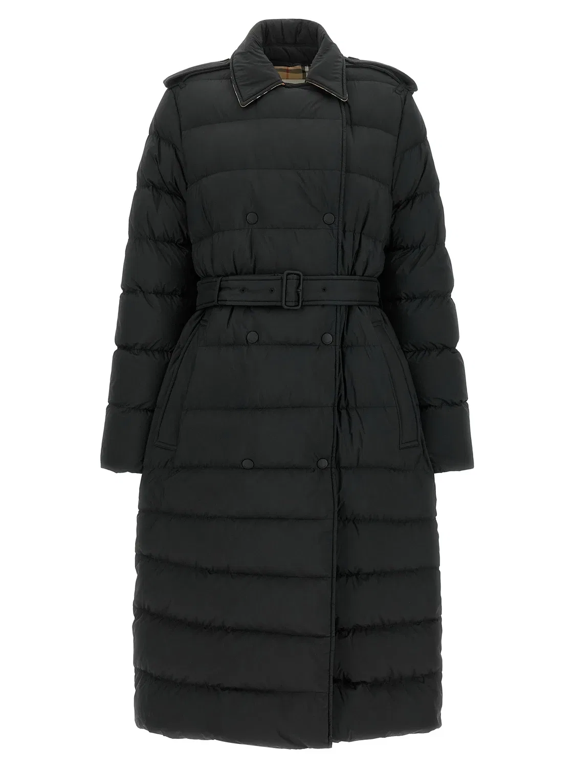 Пуховик "Kent" Burberry, черный — фото 2