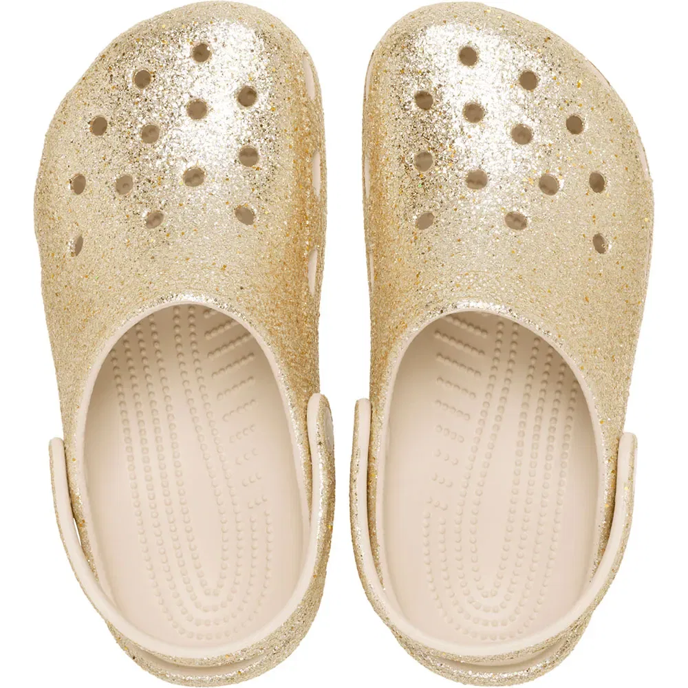 Комбинезон Crocs Classic Chunky Glitter, золотой — фото 4