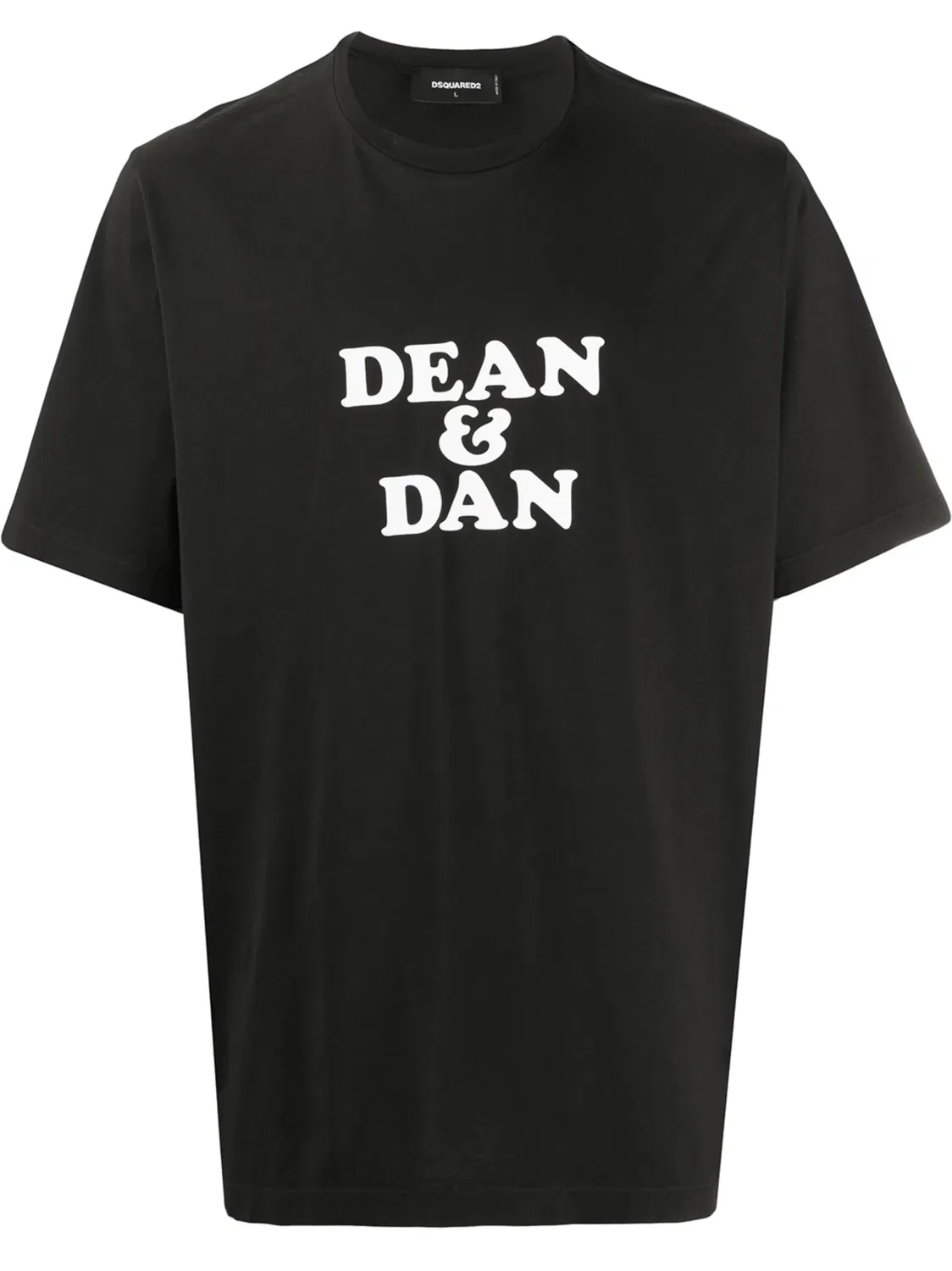 Футболка с принтом Dean & Dan Dsquared2, черный