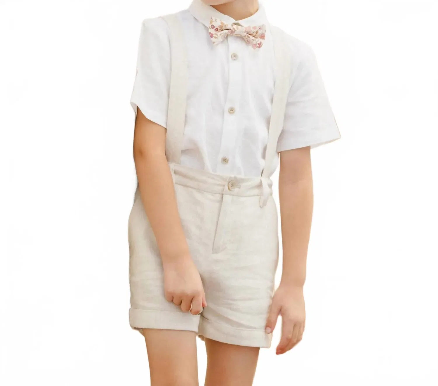Детская рубашка для мальчиков хлопковая Atlas Shirt NORALEE, White
