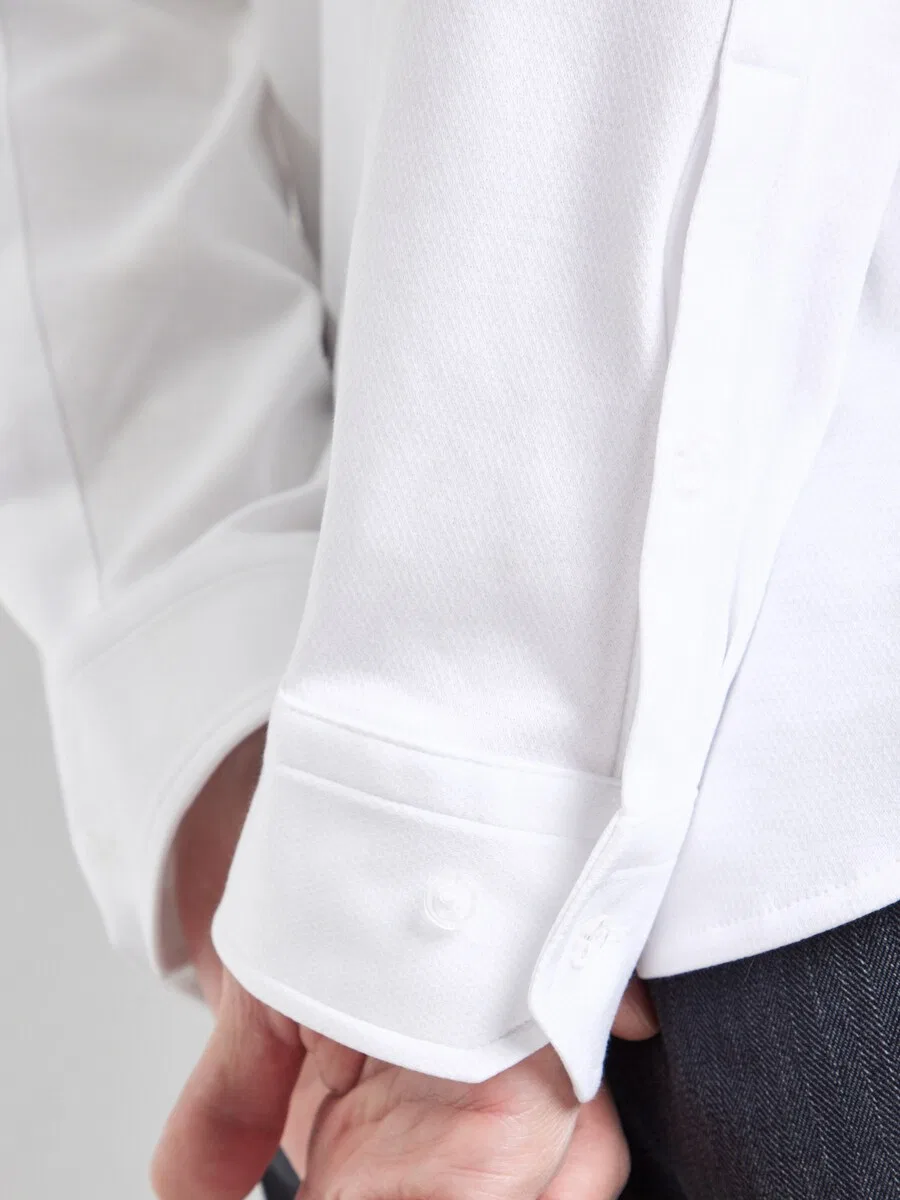 Рубашка BOSS Regular fit Button Up Shirt 'Motion' белого цвета — фото 2