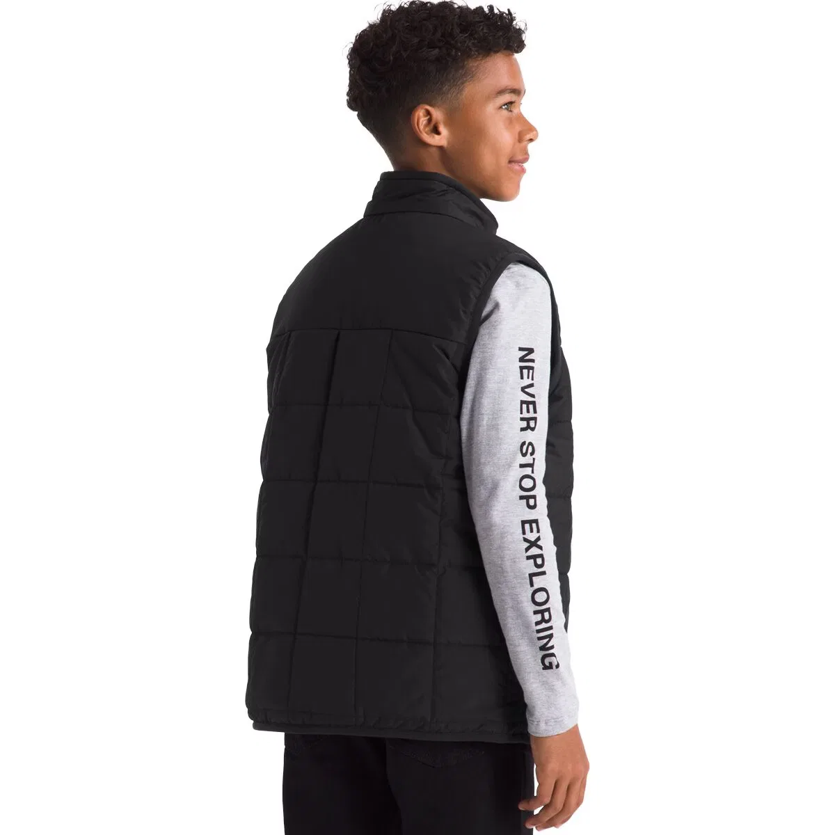 Детский жилет для мальчиков двусторонний Shasta The North Face, Tnf Black — фото 4