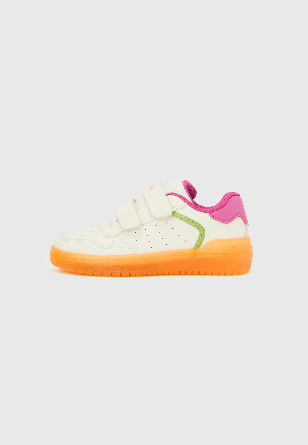 Девушка Вашиба - кроссовки Geox, White/Orange