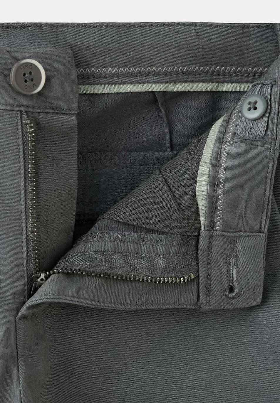 Детский - чиносы Mango Kids, Grey — фото 4
