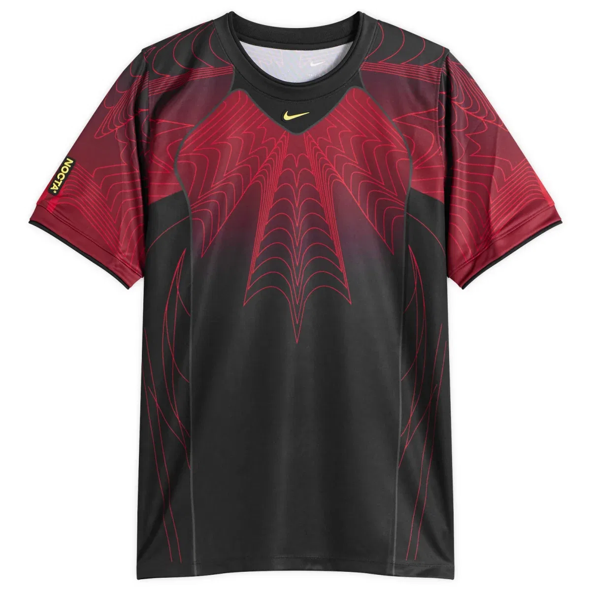 Футболка Nike X Nocta Canada Pre Match Football Jersey, Black Red & Yellow