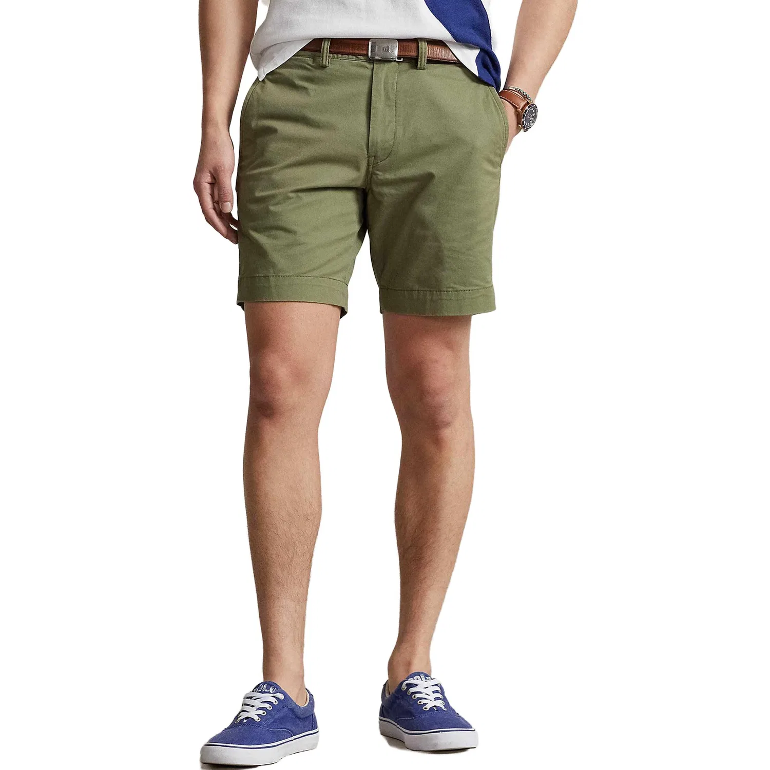 Шорты прямого кроя, Chino, Polo Ralph Lauren, Army Green — фото 4