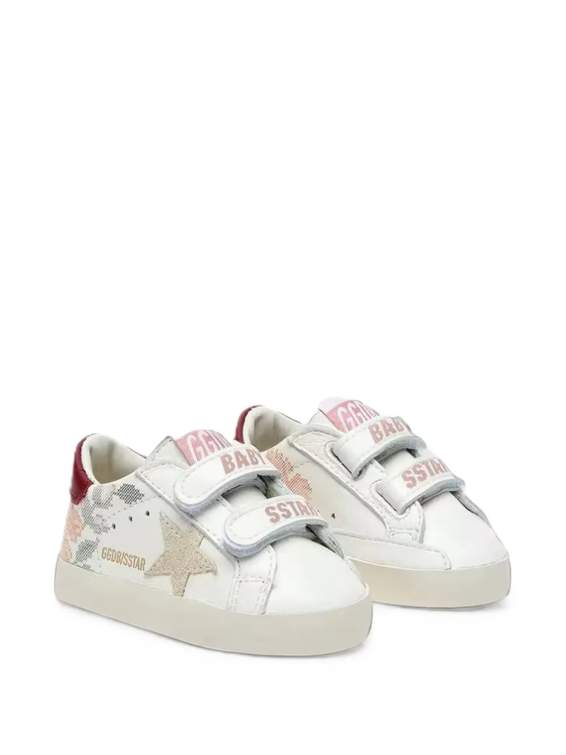 Кроссовки Super-Star с цветочным принтом Golden Goose, белый