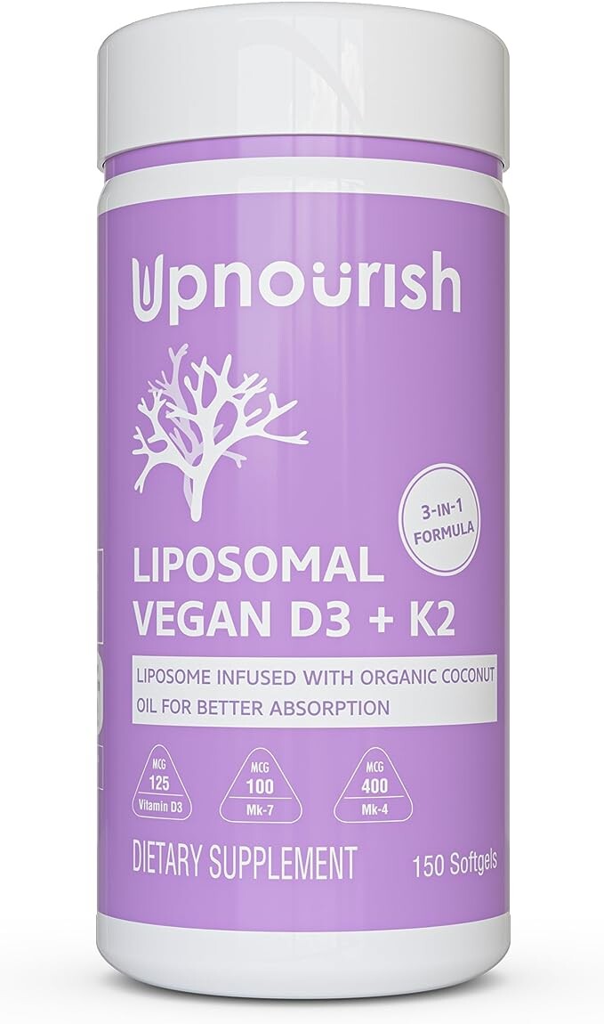 

Сертифицированный UpNourish веганский витамин D3, 5000 МЕ, 150 капсул