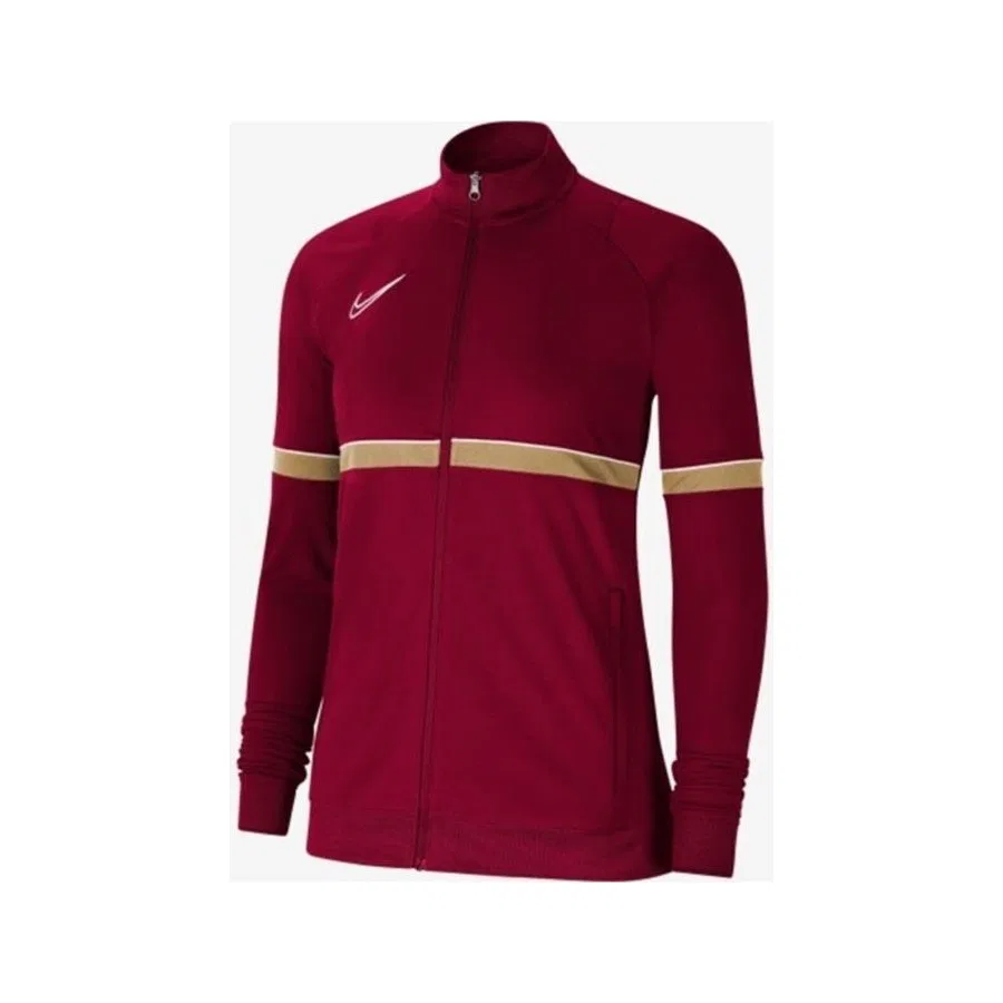Женский свитшот с высоким воротником и длинным рукавом Dri-Fit Academy 21 Nike, Бордовый