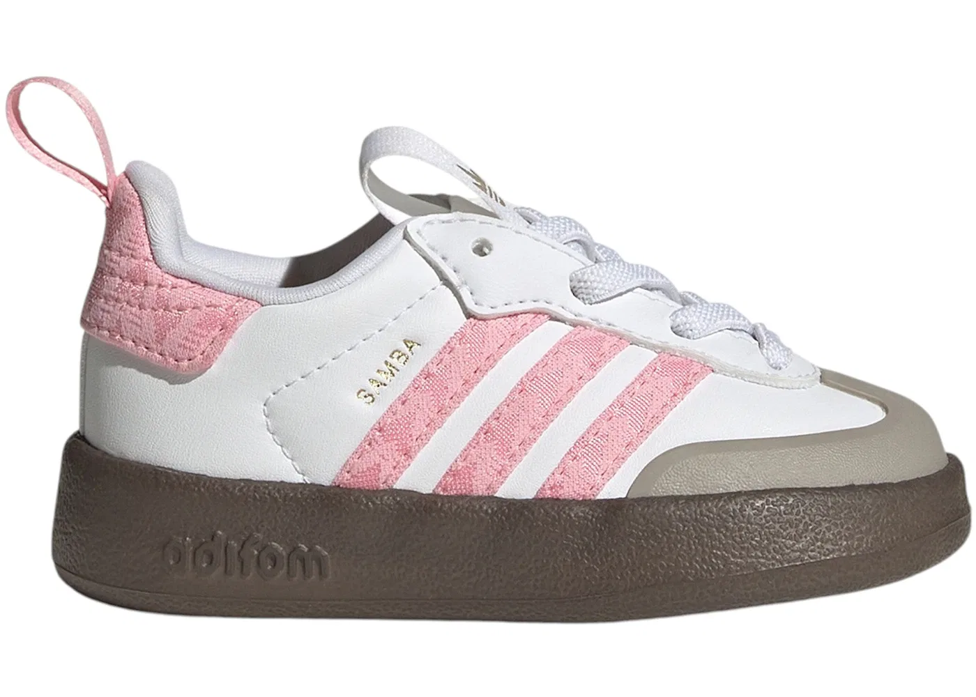 Детские кроссовки Lifestyle Adidas adiFOM Samba 360, Cloud White Light Pink Clear Granite