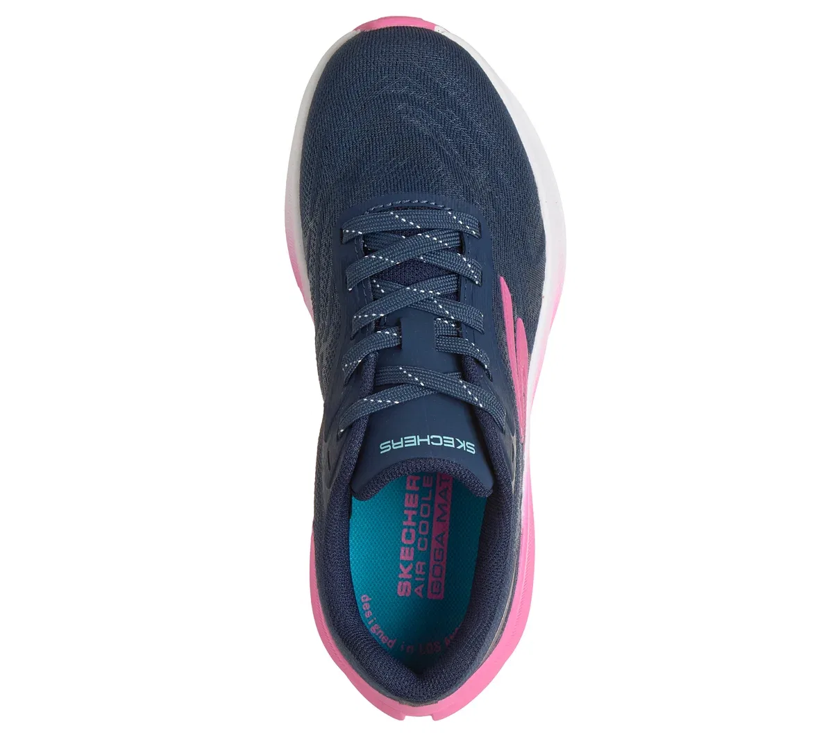 Детские кроссовки Aero Spark - Speedwave Skechers, тёмно-синий/ярко-розовый — фото 2