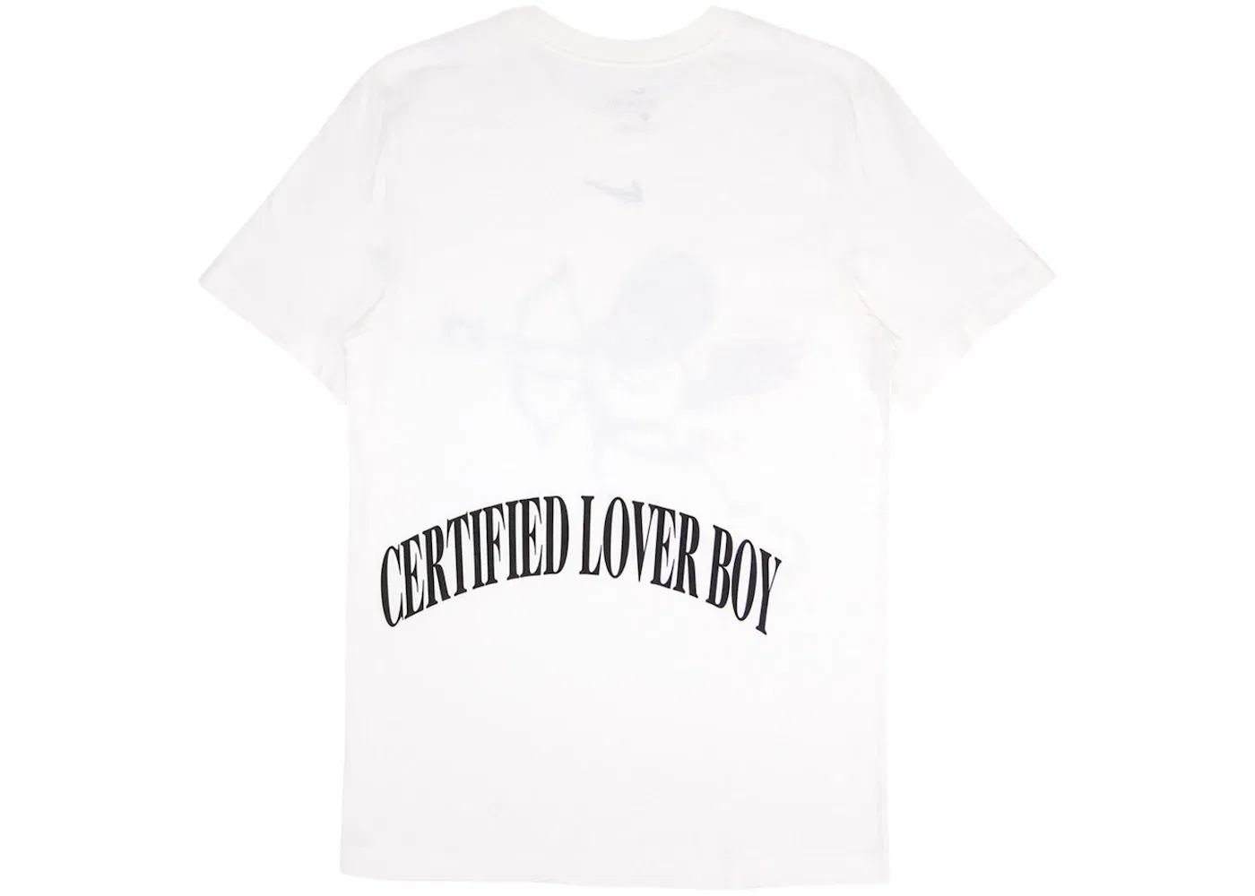 Мужская футболка с принтом Drake x Nike Certified Lover Boy Cherub Nike, White — фото 2