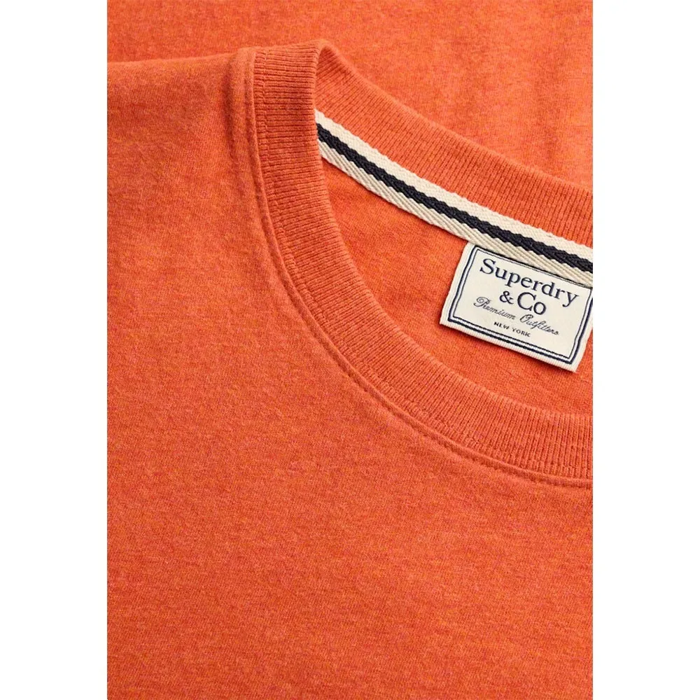 Мужская футболка с коротким рукавом Essential Serif Logo Superdry, Orange — фото 4