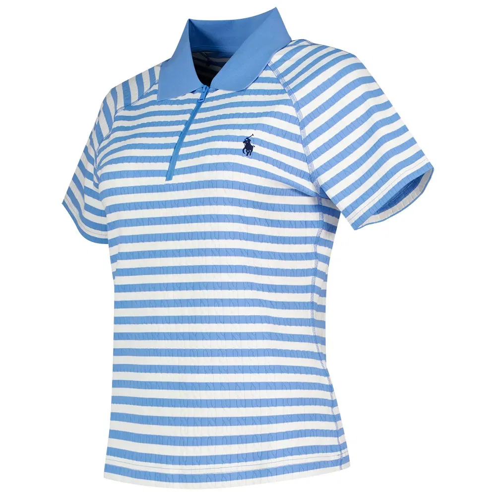 Свитер с половиной застежкой-молнией Polo Ralph Lauren, синий — фото 2