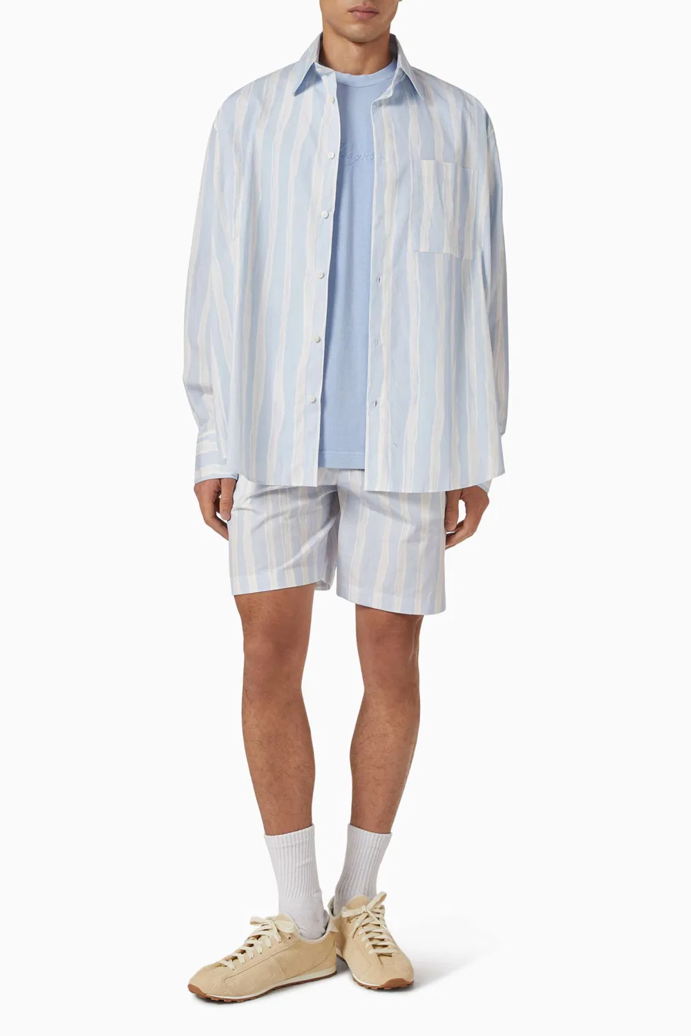 Шорты хлопковые Le Short Calecon Jacquemus — фото 2