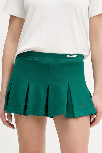 Юбка хлопковая Spódnica хлопок Adidas, зеленый